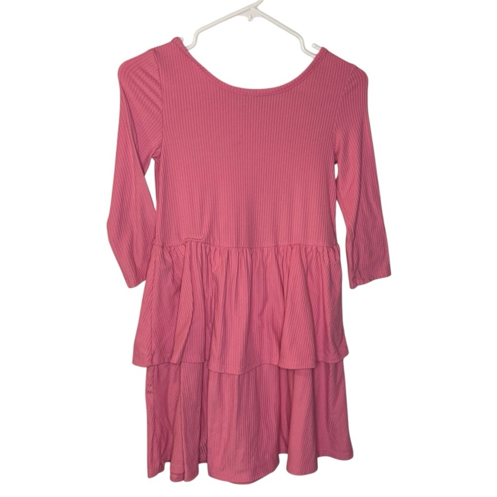 Epic Threads Pink Tiered Kids Dress Girls M